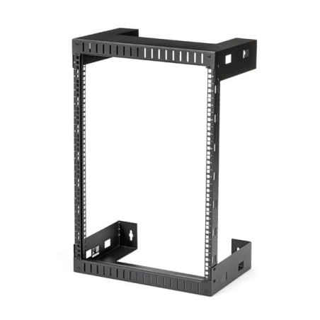 StarTech.com 2-Pfosten 15HE Heavy-Duty Wandmontage Netzwerk-Rack, 19" Open Frame Server Rack, 12" Tief, Wandmontage Daten-Rack