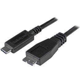 StarTech.com Câble USB-C vers Micro USB-B de 50cm, USB 10Gbps, Cordon de Données, 3A, Câble de Transfert de Données USB C vers