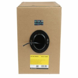 StarTech.com WIR5ECMRBK networking cable Black 12003.9" (304.9 m) Cat5e U UTP (UTP)