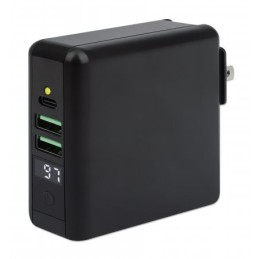 Manhattan 102452 mobile device charger Universal Black