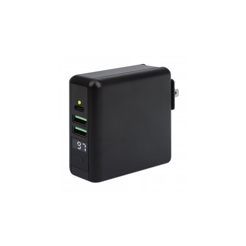 Manhattan 102452 mobile device charger Universal Black