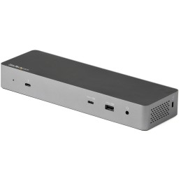 StarTech.com TB3CDK2DHUE laptop dock port replicator Wired Thunderbolt 3 Black, Gray