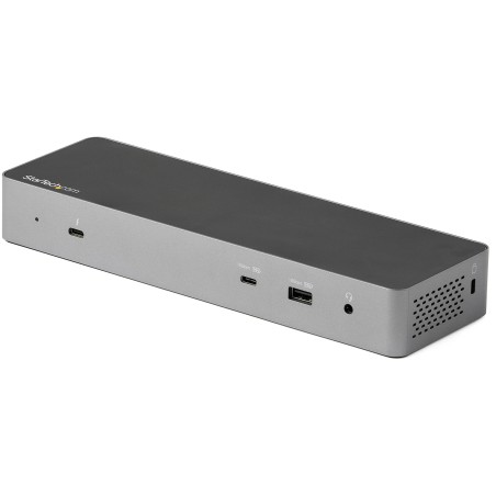 StarTech.com TB3CDK2DHUE laptop dock port replicator Wired Thunderbolt 3 Black, Gray