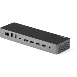 StarTech.com Dock Thunderbolt 3 compatibile con USB-C - Doppio monitor DisplayPort 1.4 4K 60Hz o doppio display HDMI - Laptop