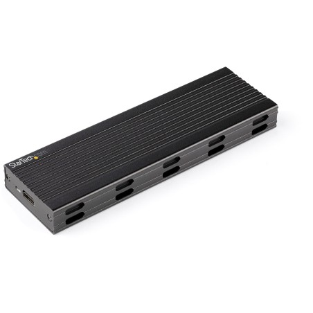 StarTech.com NVMe SSD Gehäuse - USB-C 10 Gbit s auf M.2 NVMe oder M.2 SATA SSD - Externes M.2 PCIe SATA NGFF SSD