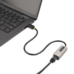 StarTech.com USB 3.0 Gigabit Ethernet Adapter, USB 3.0 zu 10 100 1000 Netzwerkadapter für Laptops, 30cm angeschlossenes Kabel,
