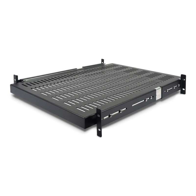 StarTech.com Ripiano scorrevole per montaggio a rack profondità regolabile con fessure 2U – 22.7kg