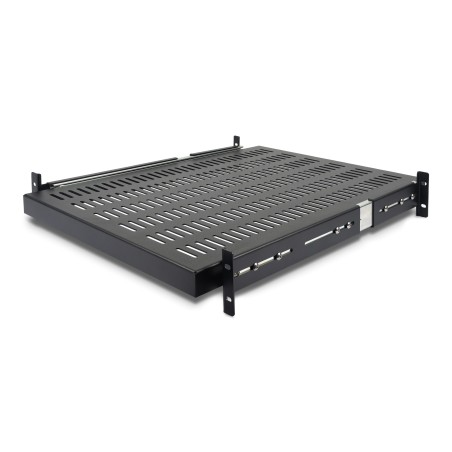 StarTech.com Ripiano scorrevole per montaggio a rack profondità regolabile con fessure 2U – 22.7kg