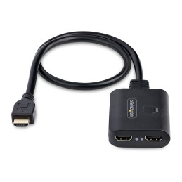 StarTech.com Divisor HDMI de 2 Puertos - Multiplicador HDMI 2.0 de 2 Puertos 4K60 - Splitter HDMI 2 Puertos de Entrada 1 de