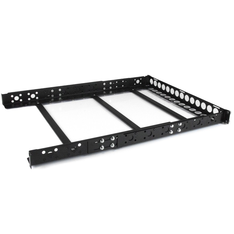 StarTech.com Carriles para Rack de Servidores 1U Universales - Carriles con Profundidad Ajustable para Armario Rack de 19"