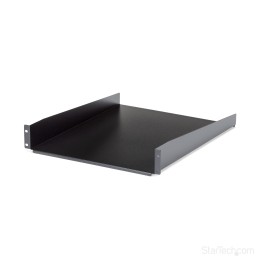 StarTech.com Estante Bandeja 2U 22in (558,8mm) de Profundidad Fija para Armario Rack Universal de Servidores - de Acero de
