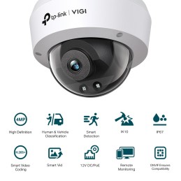 TP-Link VIGI C240I (4mm) Cupola Telecamera di sicurezza IP Interno e esterno 2560 x 1440 Pixel Soffitto muro