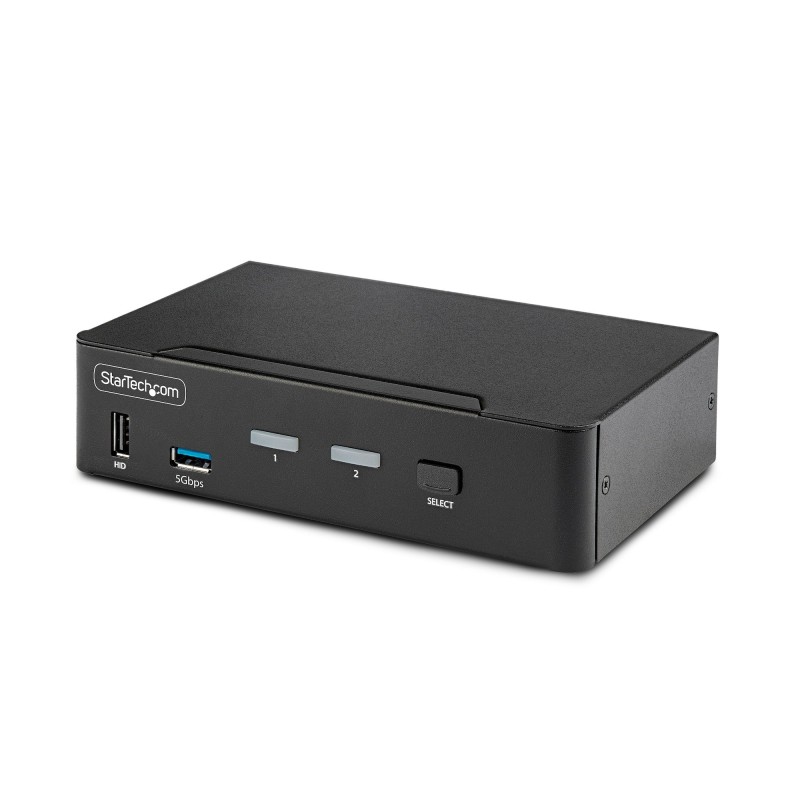 StarTech.com D86A2-2-PORT-8K-KVM KVM switch Black