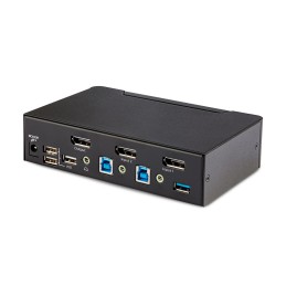StarTech.com D86A2-2-PORT-8K-KVM KVM switch Black