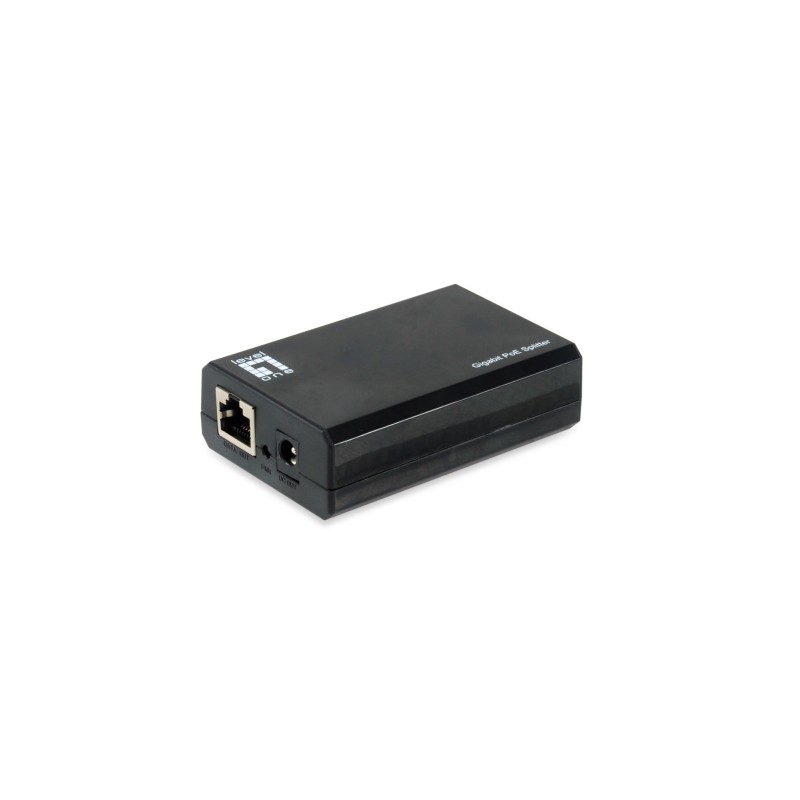 LevelOne POS-5000 divisor de red Energía sobre Ethernet (PoE) Negro