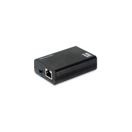 LevelOne POS-5000 séparateur voix-données Connexion Ethernet, supportant l'alimentation via ce port (PoE) Noir