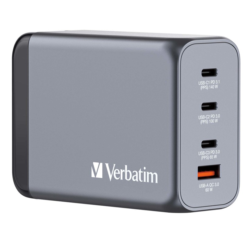 Verbatim GNC-240 Universal Black, Gray AC Fast charging Indoor