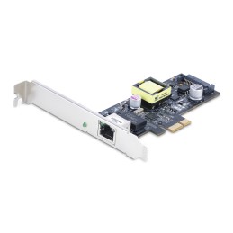 StarTech.com Carte Réseau PoE 2.5Gbps NBASE-T à 1 Port, Intel I225-V, 802.3af at PoE+ Multi-Gigabit NIC, Adaptateur Carte
