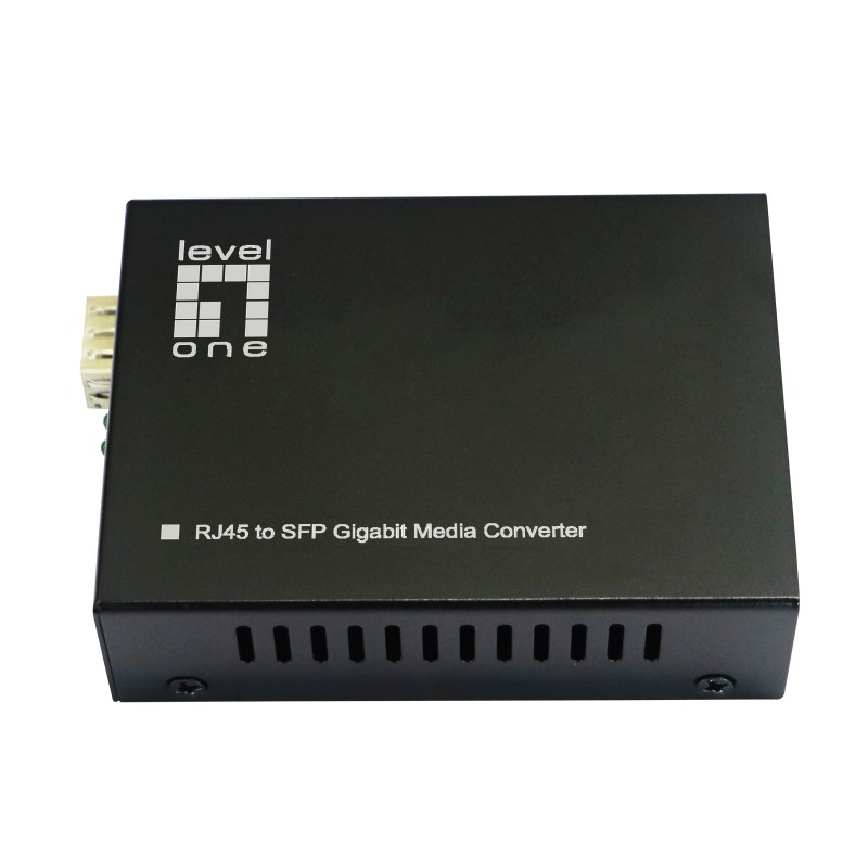 LevelOne GVT-2015 convertidor de medio 1000 Mbit s Multimodo, Monomodo Negro