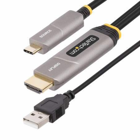 StarTech.com 9,15m USB-C auf HDMI 2.0 Aktives optisches Kabel (AOC), 4K 60Hz, Unidirektionales USB C zu HDMI Kabel, CL3, USB C