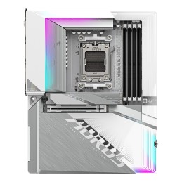 GIGABYTE B650E AORUS STEALTH ICE Mainboard - AMD Ryzen 9000er-Serie, 12+2+2 Phasen VRM, bis zu 8000 MHz DDR5 (OC), 1xPCIe 5.0 +