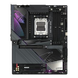 GIGABYTE X870E AORUS MASTER Carte Mère - Prend en charge les processeurs AMD Ryzen 9000, 16+2+2 phases VRM numérique, jusqu'à