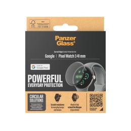 PanzerGlass ® Displayschutz Google Pixel Watch 3 (41mm) | Ultra-Wide Fit