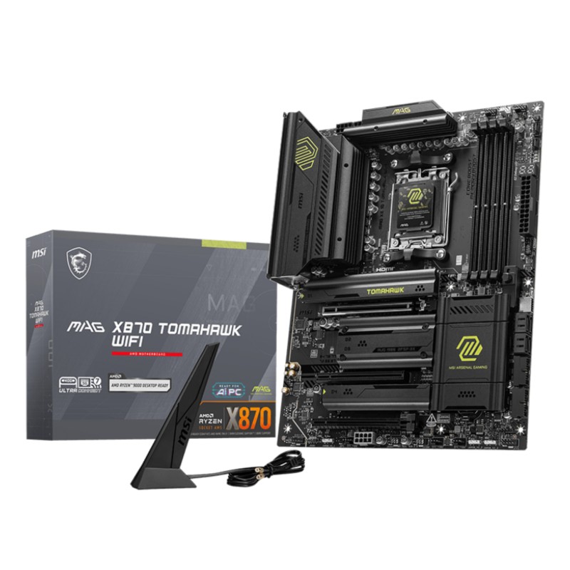 MSI MAG X870 TOMAHAWK WIFI Motherboard AMD X870 Sockel AM5 ATX