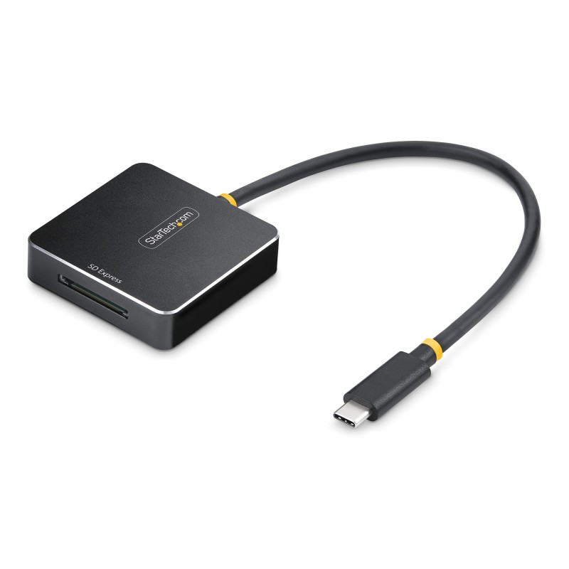 StarTech.com Lecteur de Cartes SD Express USB-C, USB 10Gbps, Lecteur de Cartes Mémoire Portable, Adaptateur USB Type-C vers
