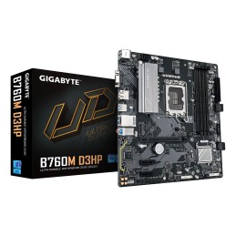 GIGABYTE B760M D3HP Placa Base - Procesadores Intel Core de 14ª Generación, VRM de 4+1+1 fases, hasta 5600 MHz DDR5, 2xPCIe 4.0