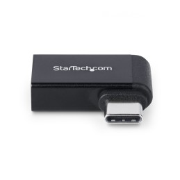 StarTech.com Adaptateur USB-C vers USB-A, Coudé à Droite, USB 5Gbps, 3A, Convertisseur USB-C Mâle vers USB-A Femelle, Boîtier