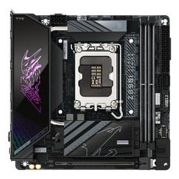 GIGABYTE Placa base Z890I AORUS ULTRA - Compatible con CPUs Intel Core Ultra (Serie 2), VRM de 8+1+2 fases, hasta 8800MHz DDR5