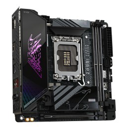 GIGABYTE Placa base Z890I AORUS ULTRA - Compatible con CPUs Intel Core Ultra (Serie 2), VRM de 8+1+2 fases, hasta 8800MHz DDR5