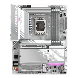 GIGABYTE Placa base Z890 AORUS ELITE WIFI7 ICE - Compatible con CPUs Intel Core Ultra (Serie 2), VRM de 16+1+2 fases, hasta
