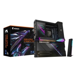 GIGABYTE Z890 AORUS XTREME AI TOP Motherboard - Unterstützt Intel Core Ultra (Serie 2) CPUs, 22+1+2 Phasen VRM, bis zu 9500MHz