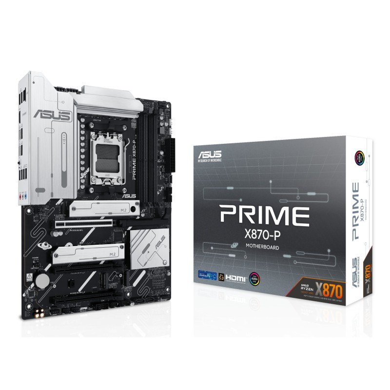 ASUS PRIME X870-P AMD X870 Emplacement AM5 ATX