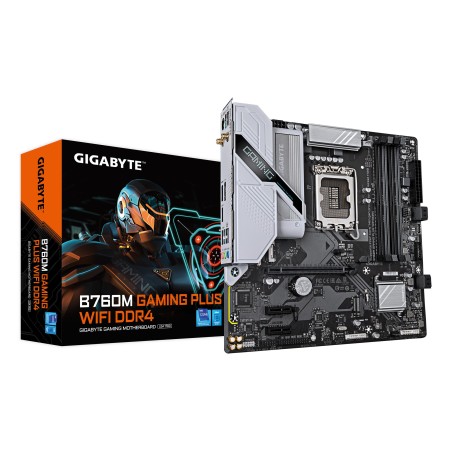 GIGABYTE B760M GAMING PLUS WIFI DDR4 Intel B760 LGA 1700 micro ATX