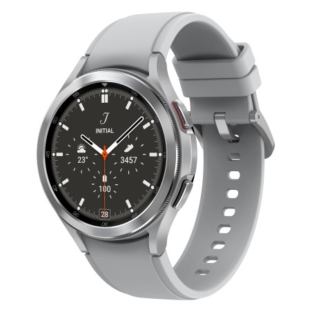Samsung Galaxy Watch4 Classic 3,56 cm (1.4") OLED 46 mm Digital 450 x 450 Pixeles Pantalla táctil Plata Wifi GPS (satélite)