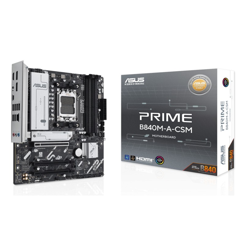 ASUS PRIME B840M-A-CSM AMD B840 Sockel AM5 micro ATX