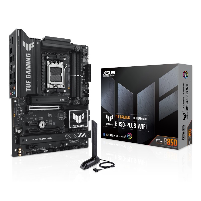 ASUS TUF GAMING B850-PLUS WIFI AMD B850 Emplacement AM5 ATX