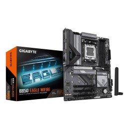 GIGABYTE B850 EAGLE WIFI6E Motherboard - AMD Ryzen 9000 Serie CPUs, 8+2+2 Phasen digitales VRM, bis zu 8200MHz DDR5 (OC),