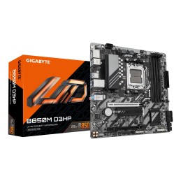 GIGABYTE B850M D3HP Carte Mère - Processeurs AMD Ryzen Série 9000, 5+2+2 phases VRM numériques, jusqu'à 8200MHz DDR5 (OC),