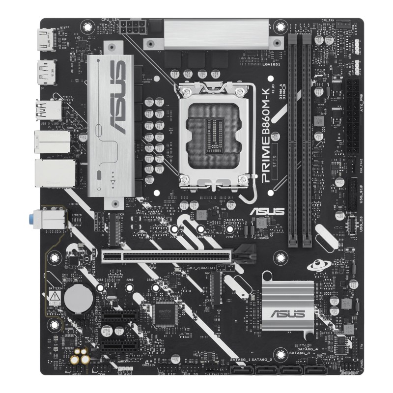 ASUS PRIME B860M-K Intel B860 LGA 1851 (Socket V1) micro ATX