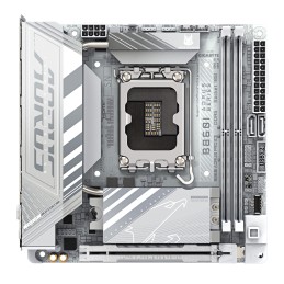 GIGABYTE B860I AORUS PRO ICE Scheda madre - CPU Intel Core Ultra, VRM a 8+1+2+1 fasi, fino a 9200MHz DDR5, 1xPCIe 5.0 + 1xPCIe