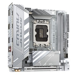GIGABYTE B860I AORUS PRO ICE Carte mère - Processeurs Intel Core Ultra, VRM 8+1+2+1 phases, jusqu'à 9200MHz DDR5, 1xPCIe 5.0 +