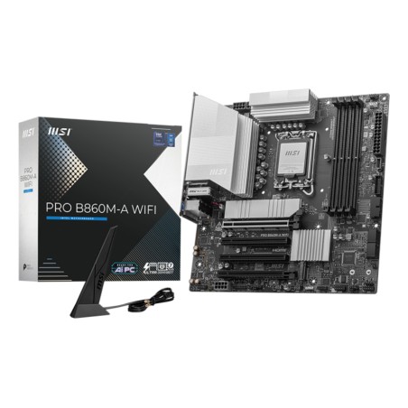 MSI PRO B860M-A WIFI carte mère Intel B860 LGA 1851 (Socket V1) micro ATX