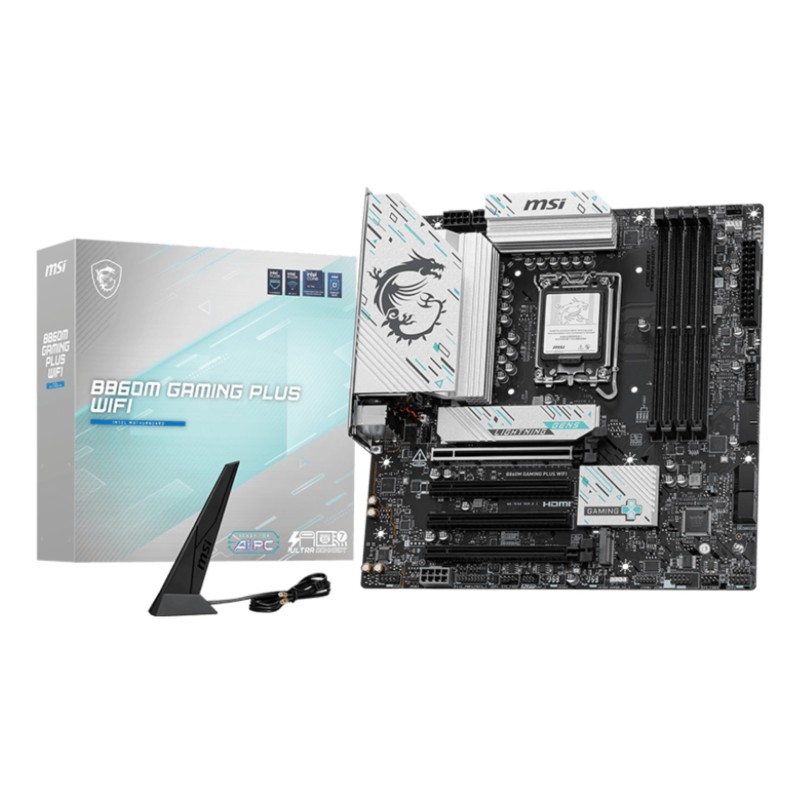 MSI B860M GAMING PLUS WIFI scheda madre Intel B860 LGA 1851 (Socket V1) micro ATX