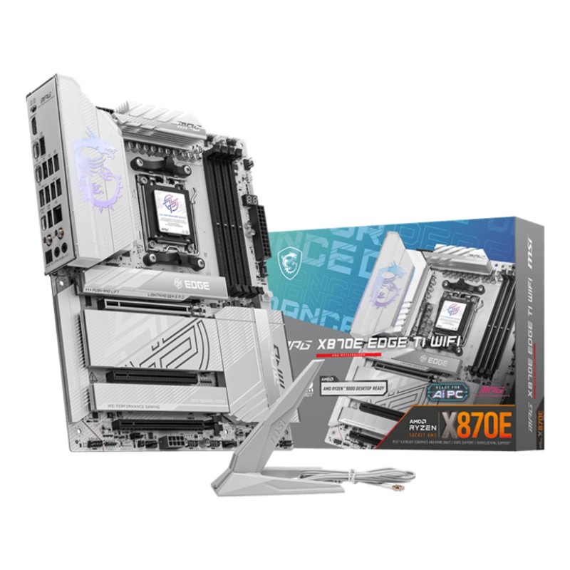 MSI MPG X870E EDGE TI WIFI Motherboard AMD X870E Sockel AM5 ATX
