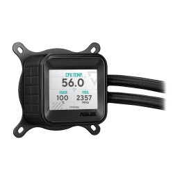 ASUS Prime LC 360 ARGB LCD Procesador Sistema de refrigeración líquida todo en uno 12 cm Negro