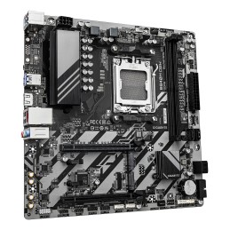 GIGABYTE B840M D2H Mainboard – AMD Ryzen 9000 CPUs, 5+2+2 Phasen VRM, bis zu 7600 MHz DDR5, 1xPCIe 4.0 + 1xPCIe 3.0 M.2, 2.5GbE